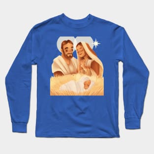 Nativity Illustration Long Sleeve T-Shirt